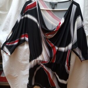 White House Black Market Geometric Retro Mini Dress